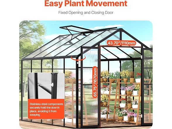 Polycarbonate Garden Greenhouse