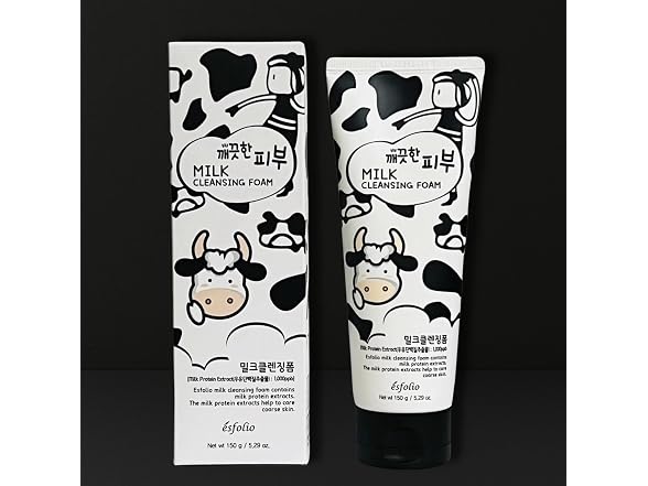 esfolio Milk Cleansing Foam Face Wash 5.29 oz