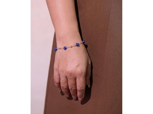 Xfoxstal Crystal Bracelets Lapis 14k