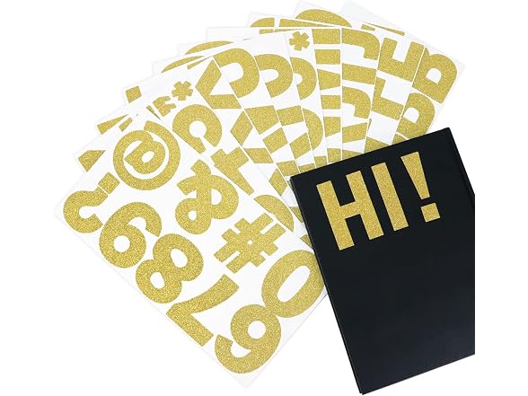 Recollections Glitter Alphabet Stickers - Gallery 2