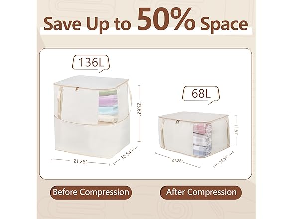 Comforter Storage Bag, Large Capacity