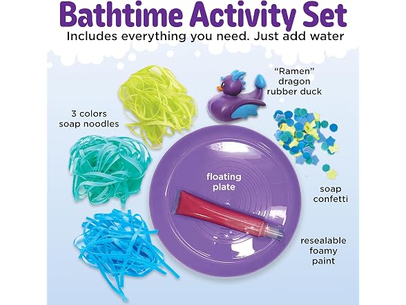 Creativity for Kids Soap Noodles Dragon’s Dinner Bath Set