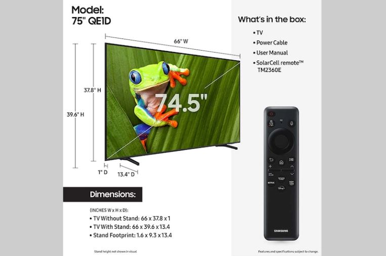 Samsung QLED 4K QE1D Series TV (2024) (Factory Reconditioned) - Gallery 17