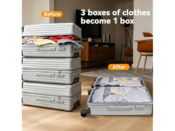 Viokei 15-Pack Travel Vacuum Bags Pump