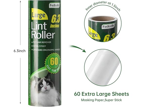 Fedicelly Large Lint Rollers
