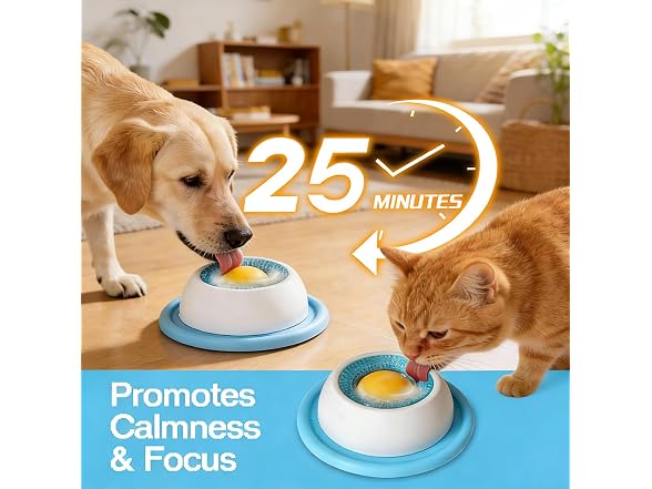 Lick Sphere for Pet - Canine Anxiety Relief Bowl