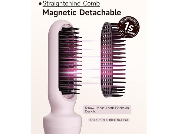 TSUYAGLA Pink 5 in 1 Automatic Curling Iron Set