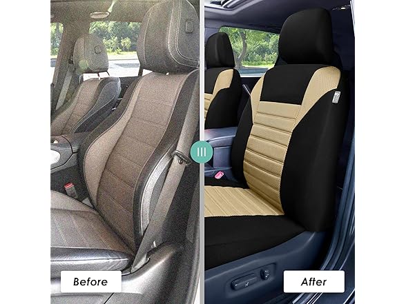 FH Group Car Seat Covers 3D Air Mesh