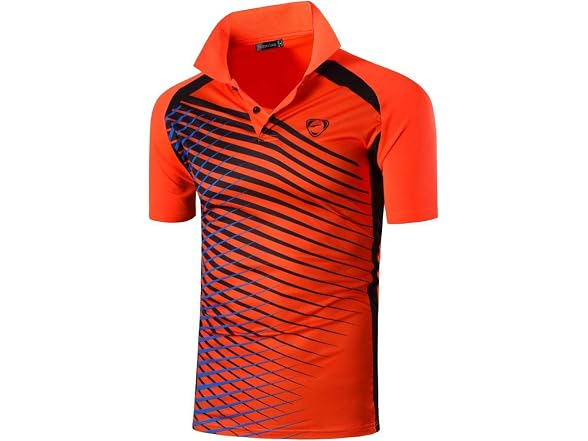 Jeansian Men (XL) Short Sleeve Sport Polo Tee Tops