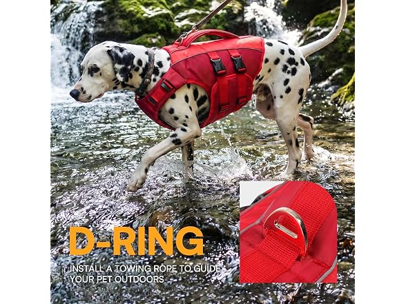 Queenmore XS Dog Life Jacket,Reflective Smal