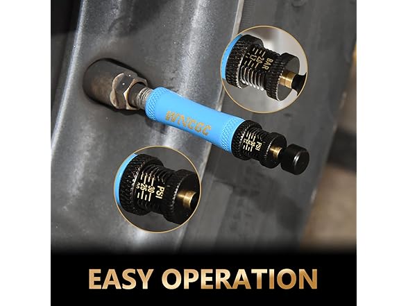 4 Pcs Adjustable Tire Deflator Kit
