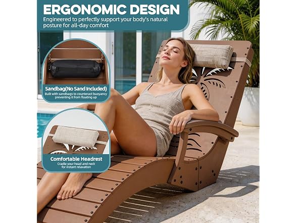 zzwhom in Pool Lounge Chairs Set of 4 with Armrests