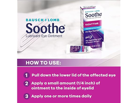 Soothe Lubricant Eye Ointment Nighttime 0.12oz