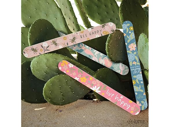 Karma, Colorful Emery Board Double-Sided Nail File