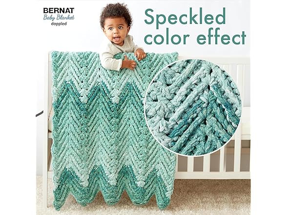 Bernat Baby Blanket Dappled Charcoal Yarn