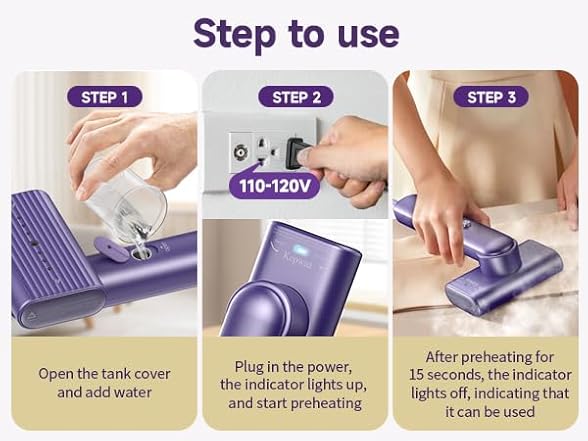 Kepwaa Travel Portable Steamer for clothes