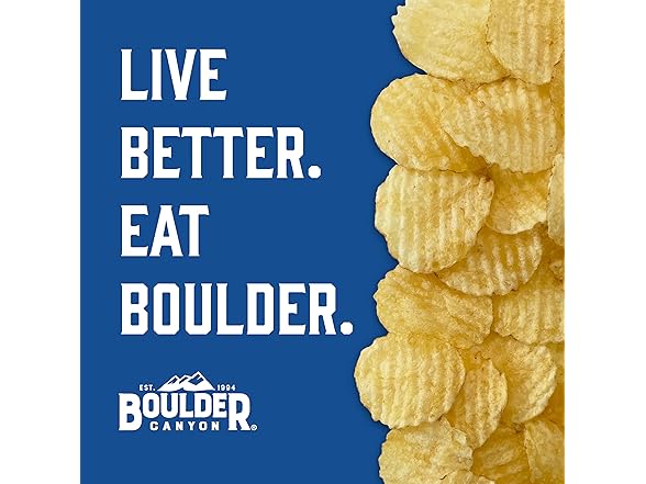 18CT Boulder Canyon Avocado Oil Potato Chips Variety