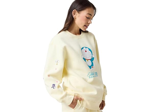Samii Ryan Women Doraemon Gadgets Crewneck