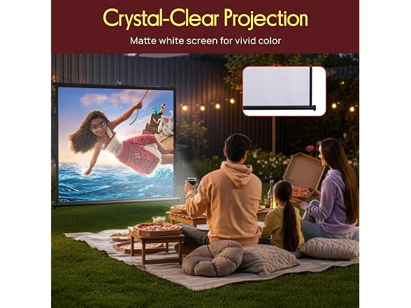 Pyle 50" Portable Tripod Projector Screen