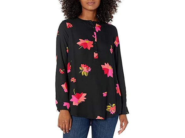 Black and Pink Floral