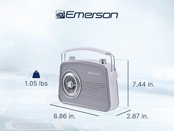 Emerson EAS-3009 Retro BT Speaker Cream