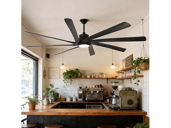 Parrot Uncle 100 Inch Ceiling Fan with Light