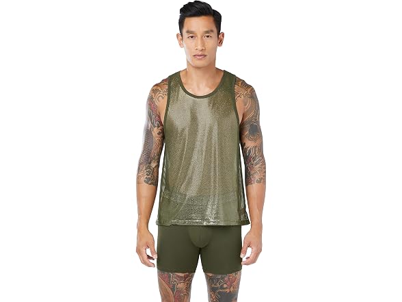 Savage X Men (XS) Men's Going Platinum Mesh Tank