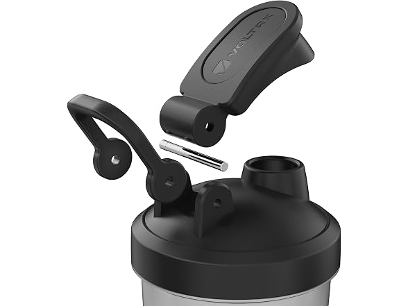 VOLTRX Protein Shaker Bottle (Black)
