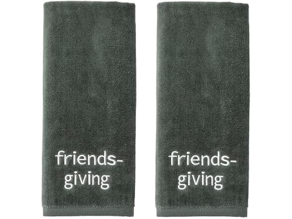 SKL Home Thanksgiving/Fall Friendsgiving Hand Towel Set-2pc