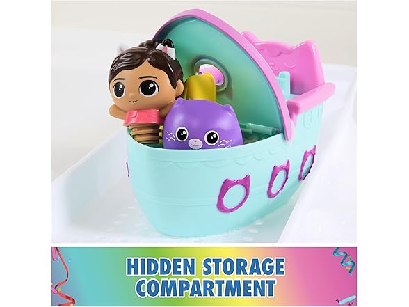 GABBY'S Dollhouse Gabby & SS Mercat Bath Set