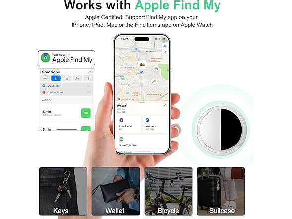 (4 Pack) Air Tracker Tag | iOS Only