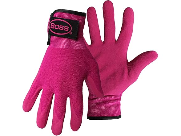 BOSS Guardian Angel Sandy Nitrile Palm Work Gloves