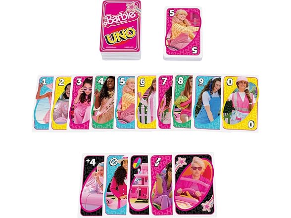 Mattel Games UNO Barbie The Movie Card