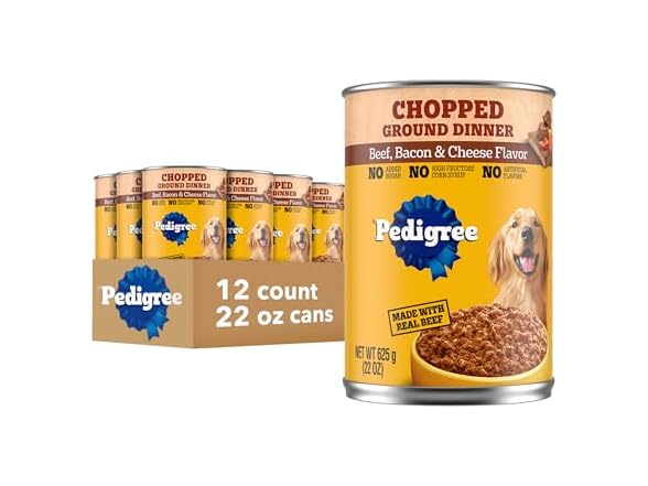 12CT Pedigree Chopped Ground Dinner Adult Sof