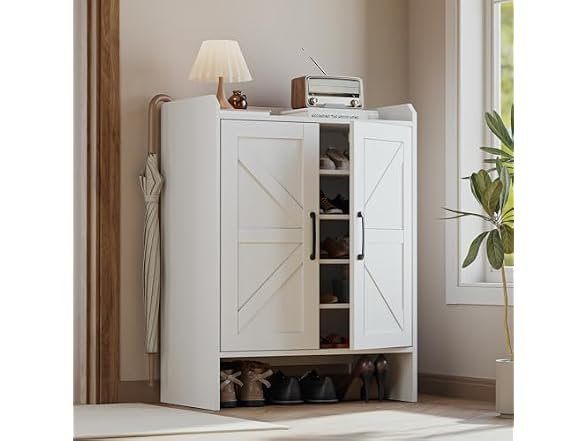 Mericonia 5-Tier Farmhouse Shoe Cabinet