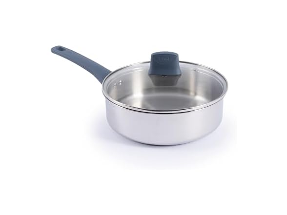 T-fal Essentials Steel Saute Pan 3.5Qt