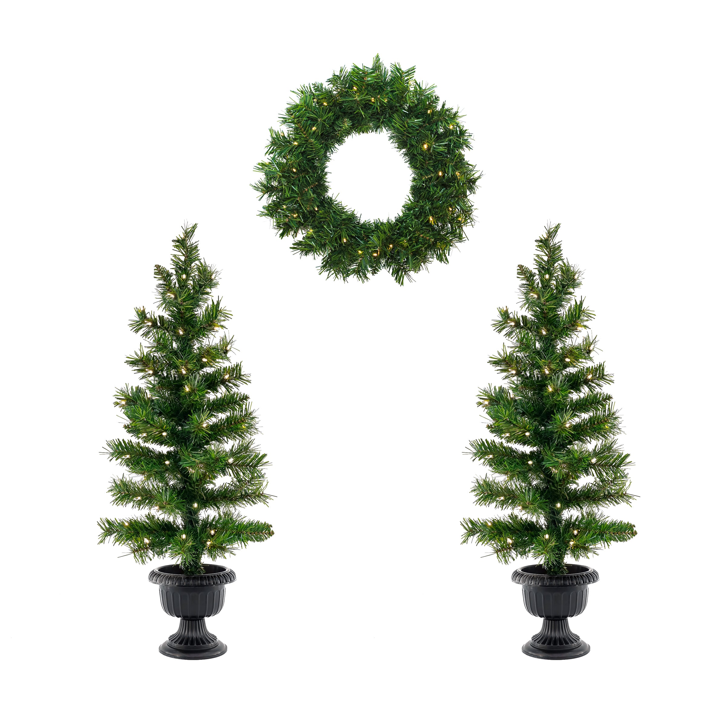 National Tree Company Pre-Lit Warm Welcome Assortment Set - Gallery 2