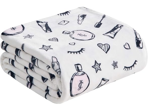 Juicy Couture Kids 50x70" Plush Throw Pink