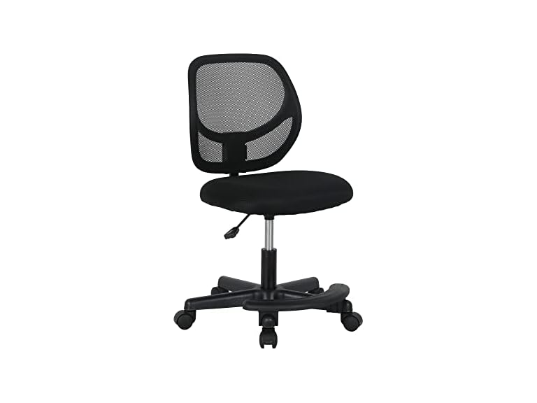 Amazon Basics Kids Adjustable Height Mesh Low-Back Swivel Desk Chair