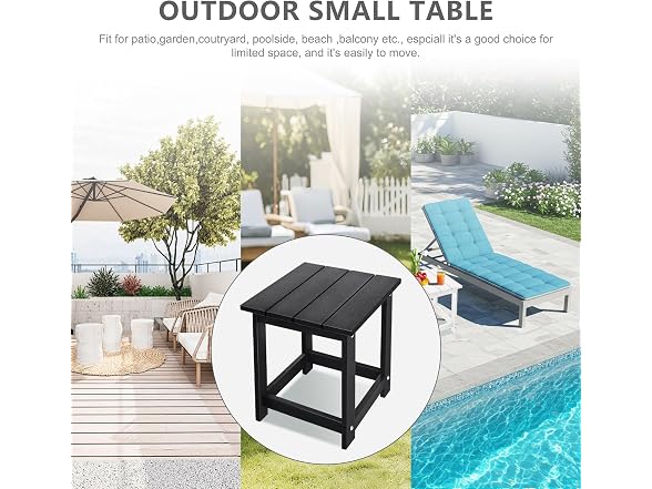LZRS Adirondack Patio Side Table