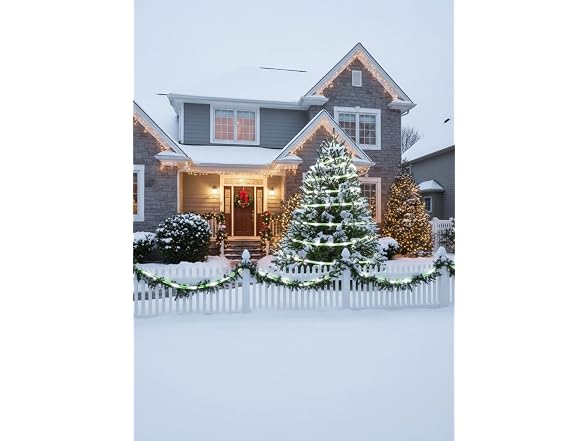 LightSeek Solar Candy Cane Rope Lights