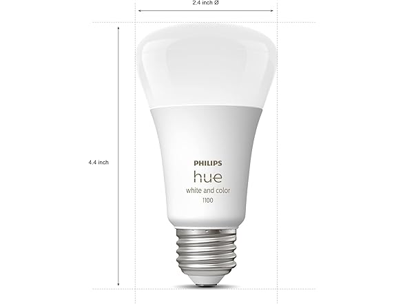 Philips Hue White and Color Ambiance Base Lumen 60W Smart Button