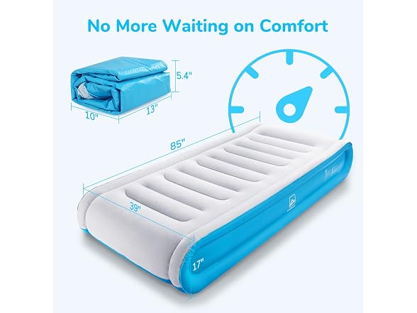 Valwix Twin Air Mattress with Built-in Pump