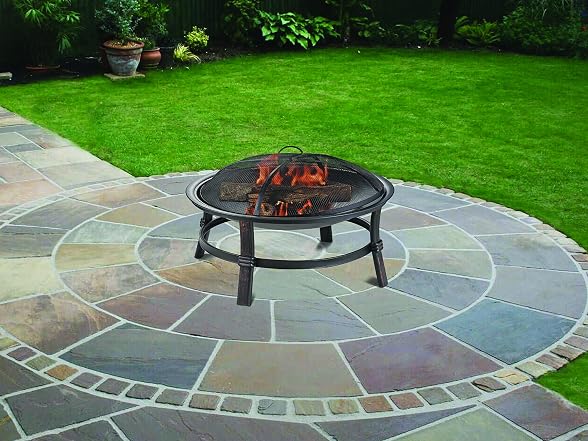 Mr. Bar-B-Q Endless Summer Brushed Copper Firebowl