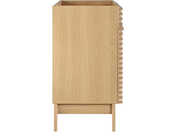 36 in. Render Bathroom Vanity Cabinet, Oak