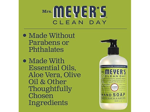 Mrs Meyer's Lemon Verbena 12.5oz