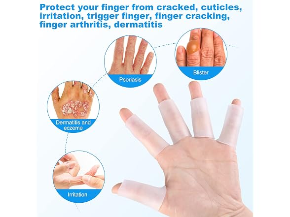 Treela Gel Finger Sleeve Protectors 40pc