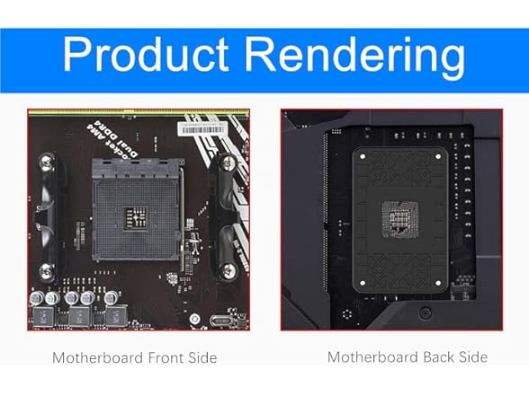 Bysimilai AM4 Backplane, Motherboard CPU