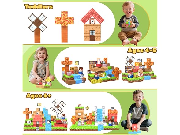 LionFuny 200PCS Magnetic Blocks