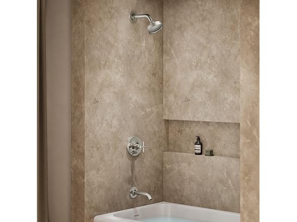 Kohler T14420-3-SN Purist Rite-Temp bath and shower trim